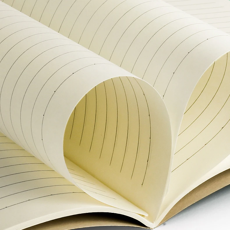 LABON Custom Simple Style Notebook Thin Inner Pages Records Saddle Stitched Sewing Diary Sketchbook