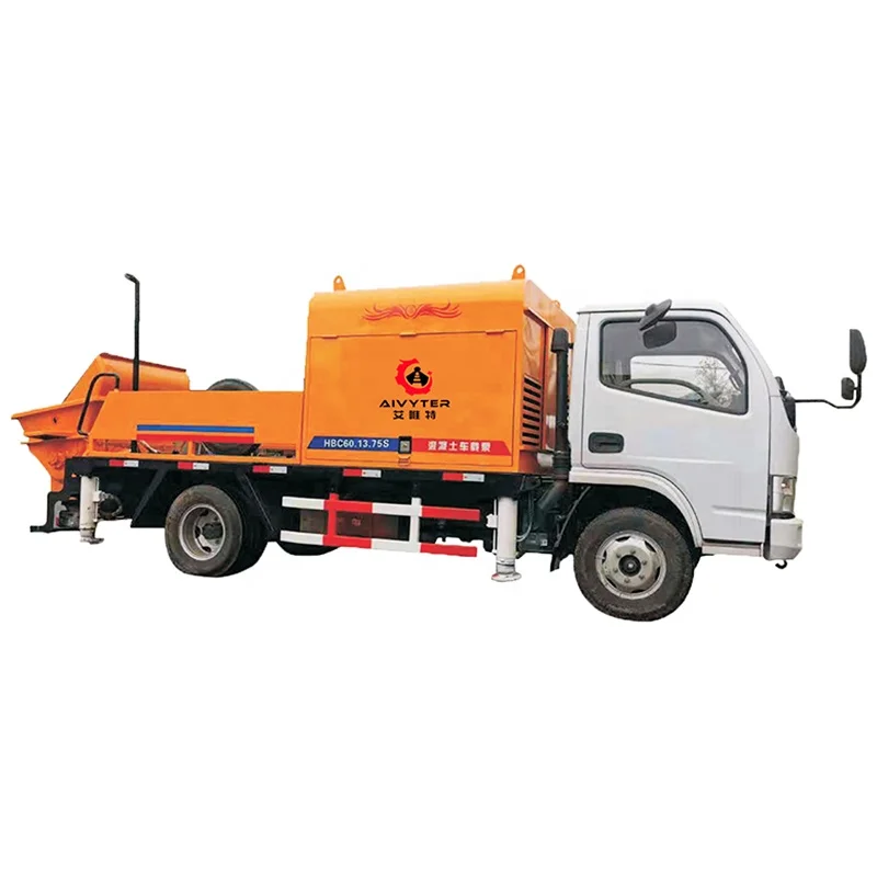 Chinese Manufacturers Concrete Pumps Equipment Concrete Delivery Machine With Pump