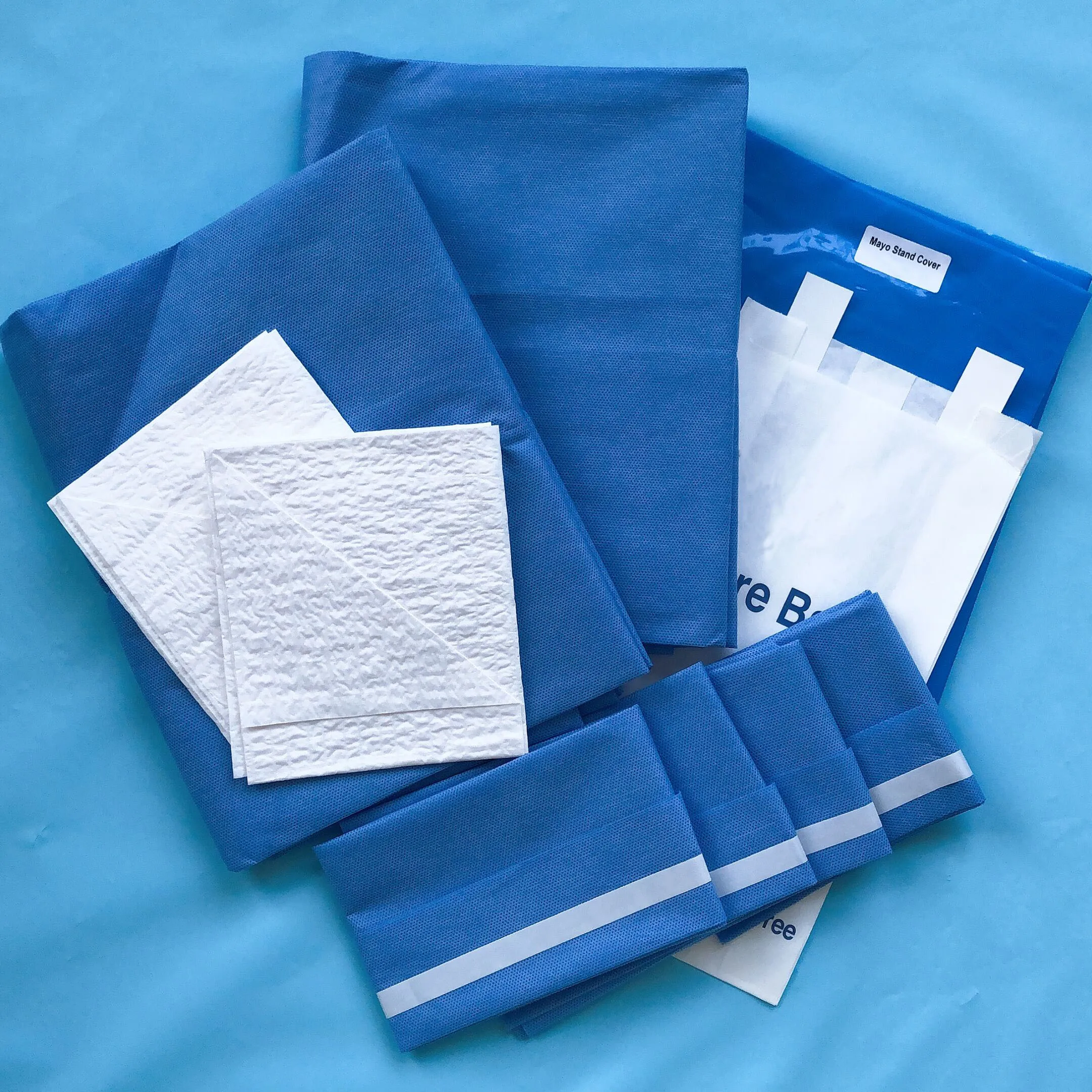 Medical disposable sterile surgical operation drape packs Universal Pack