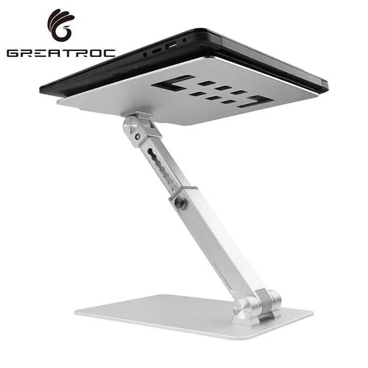 
 Отличная Roc 32 см Телескопическая Подставка для ноутбука Поддержка 17 дюймов компьютер с сенсорным экраном для стоячей работы, Эргономичная подставка для ноутбука для струйного принтера desk  