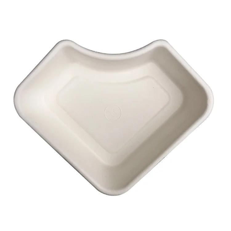 Low price biodegradable bagasse pulp food insert protective packaging manufacturer