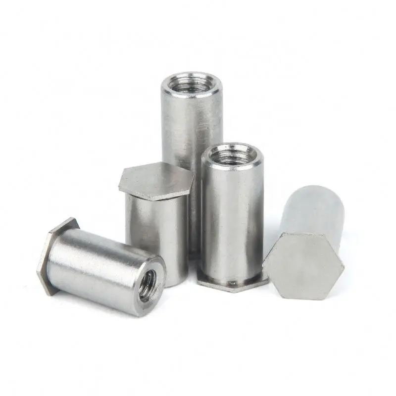 M2 -M8 Stainless Steel304Blind HoleThreaded Standoffs BSOS Self-Clinching Blind Standoffs for Sheets