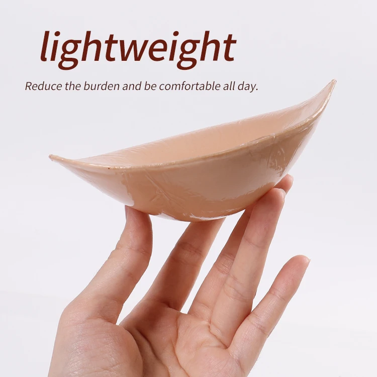 Thicken Cup Adhesive Strapless Push Up Bra Pad Insert For Bikini