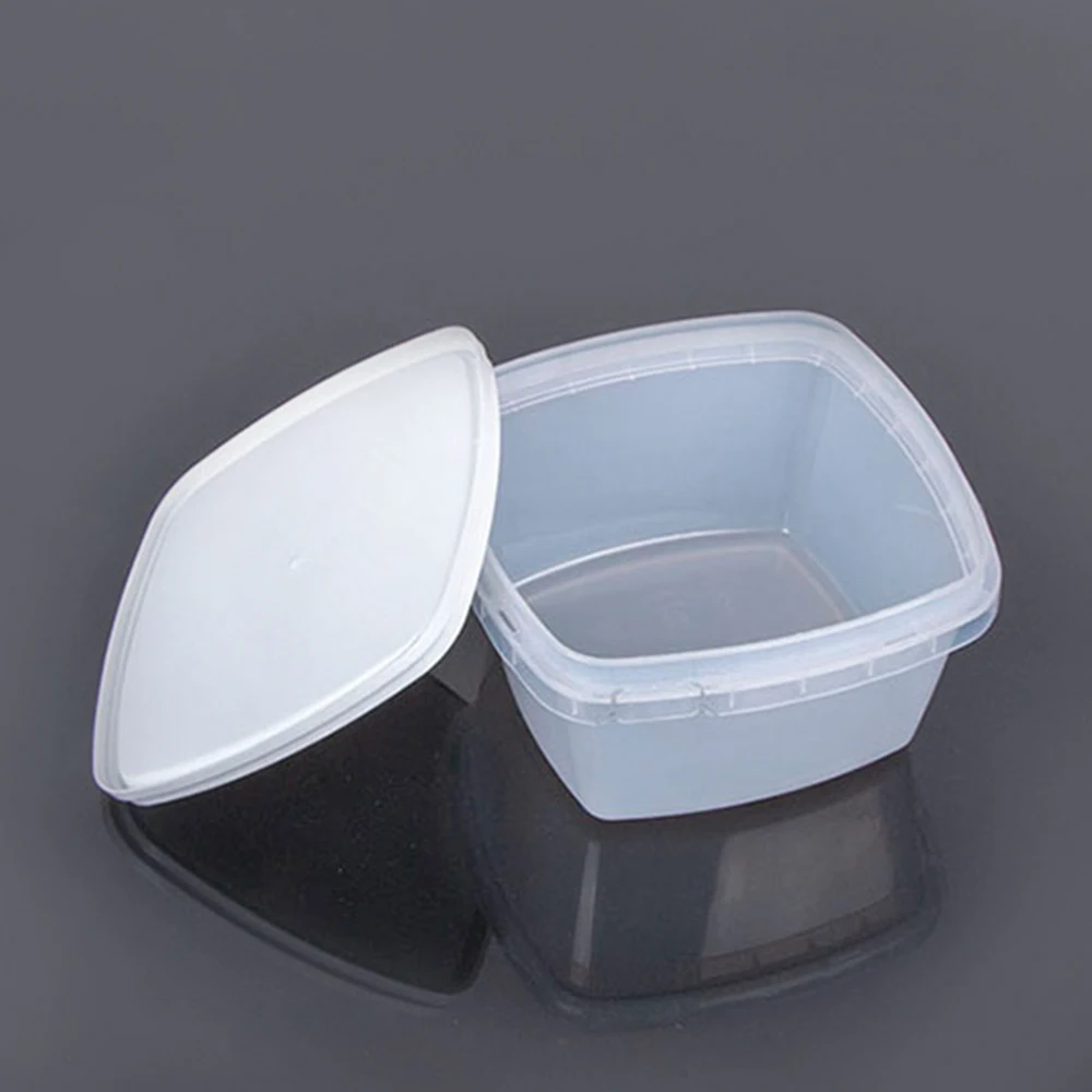 Microwave Food Storage Tray Microwaveable Disposable Plastic Container Lock Combination Containers Blister Accept