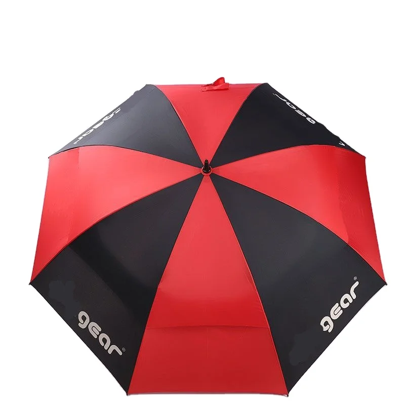 Factory Customized Advertising Umbrella 34-Inch Double-Layer Two-Color golf umbrella with logo