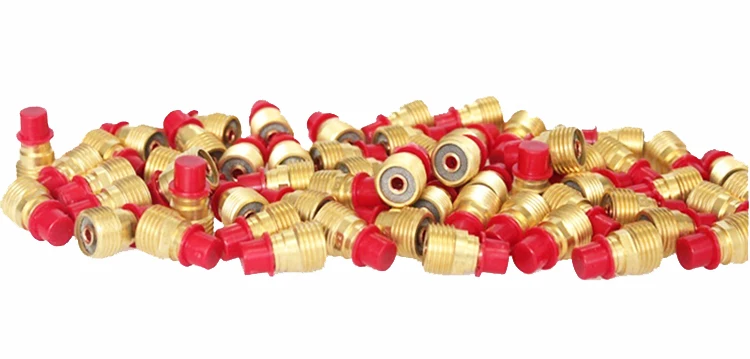 RHK TIG Consumables Torch Head Collet Body Gas Lens Back Cap Glass Cup Alumina Nozzle TIG Welding Torch Accessories