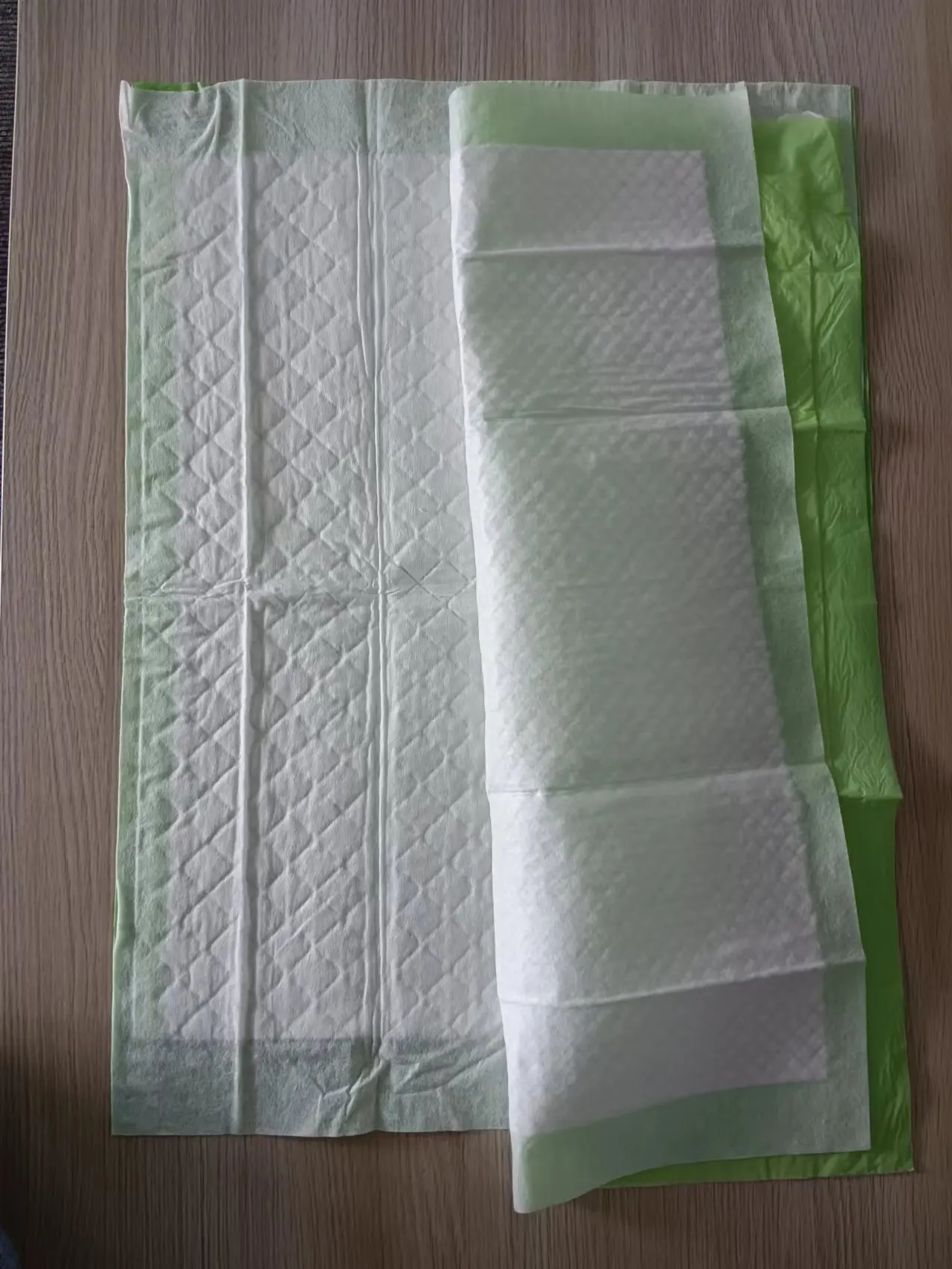 Wings Underpad Polymer Impregnated Tissue Disposable Underpads biodegradable underpad