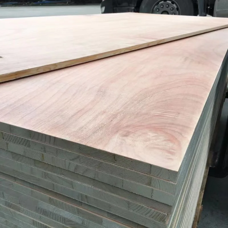 17mm 18mm Melamine Laminated basswood Paulownia balsa wood Block Board For Furniture Cabinets