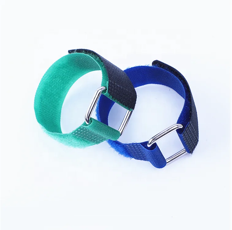 Fastening wraps reverse loop nylon custom logo double side adjustable self locking Reusable hook and loop strap