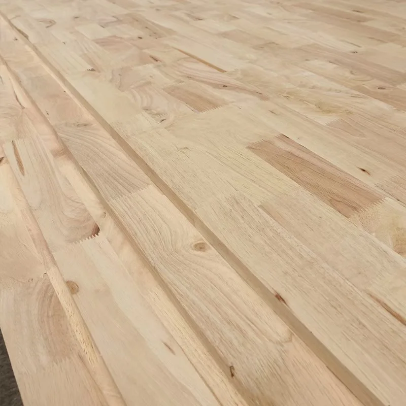 High Quality Raw Materials Durable Rubber Board Solid Wood Planks Raw Wood Materials
