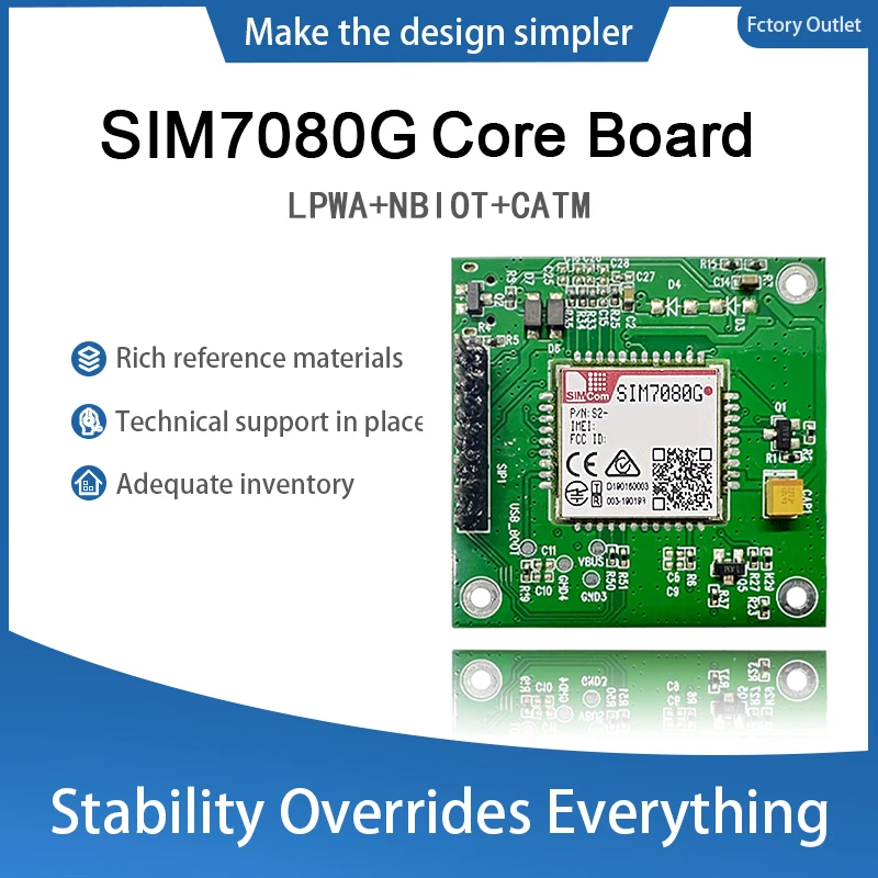 SIMCOM SIM7080G  CATM NB-IoT module Development Board  LPWA+NBIOT+CATM+GPS breakout board