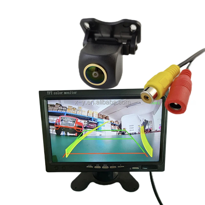 CCD Vehicle Rear View Camera Car Reverse Black Fisheye Lens Night Vision Waterproof Universal HD Parking Backup Camera