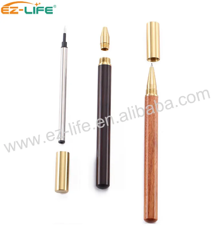 Chinese classical style wood pen with box High quality signature wooden pen  hot sale office writing wood pen