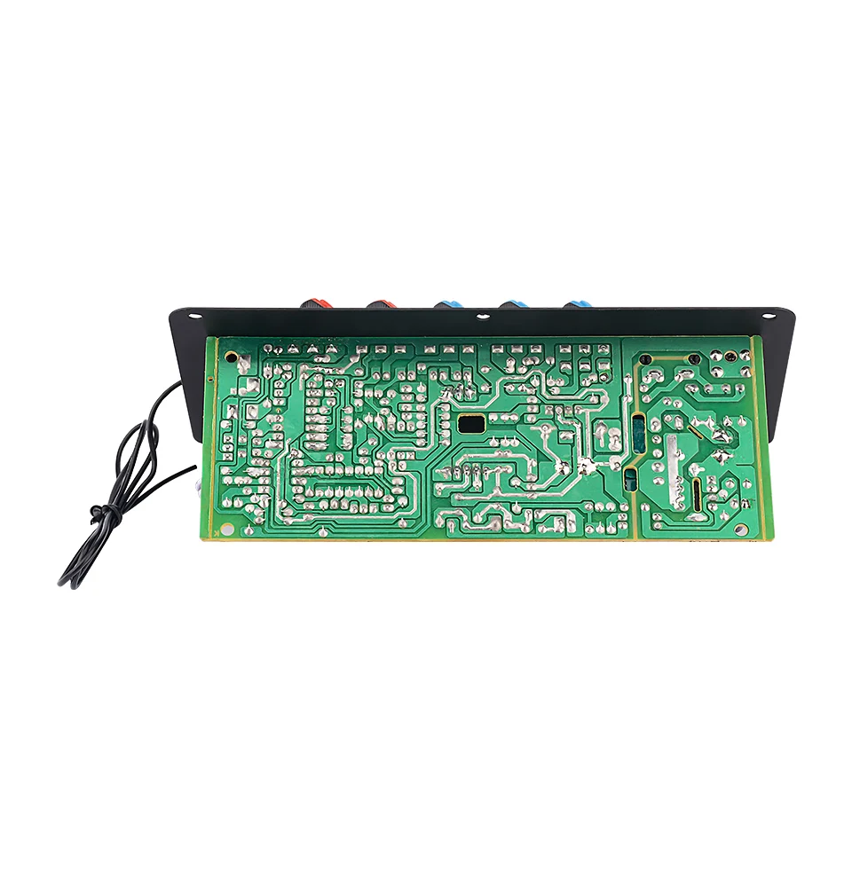Subwoofer Digital BT Amplifier Board Dual Microphone Karaoke Amplifier Reverb 12V 24V 220V For 8-12 Inch Speaker