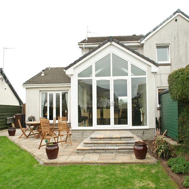 Aluminum Glass House Veranda Sunroom Exterior Winter Garden