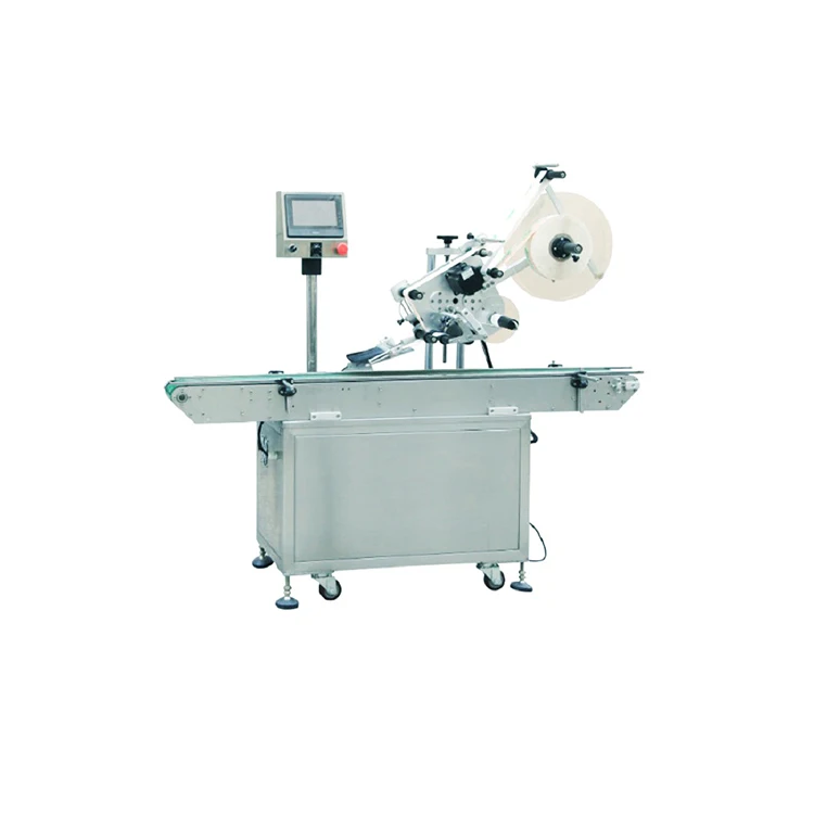 
Automatic Top Side Peanut Butter Nutella Lid Labeling Machine 