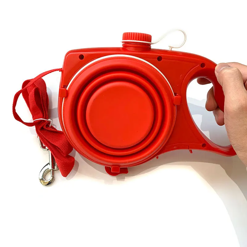 2020 инновационный дизайн поводок для питомца собаки Подарочная коробка выдвижной 5 в 1 функция воды для хранения мусора прочный с высоким качеством
