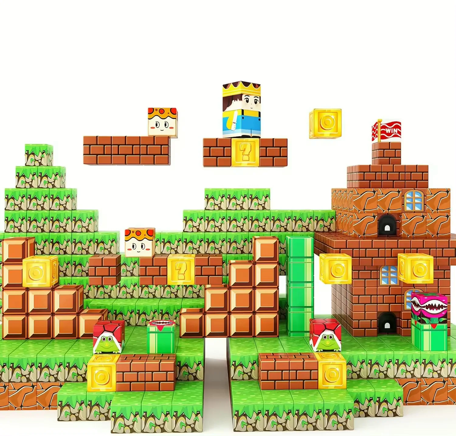 Magnetic cube Blocks Building Toys The Magnet World Building Set Magnetic Cubes Building Blocks toys