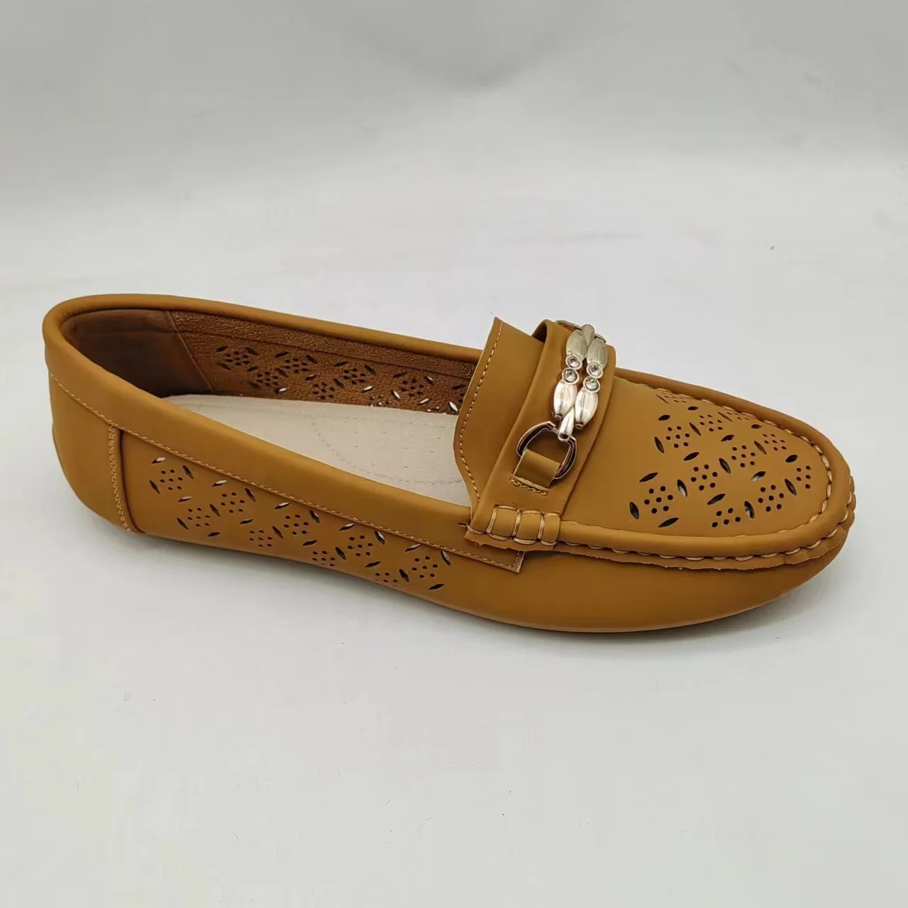 2024 High quality women slip on shoes summer ballet walking shoes point toe shoes for lady