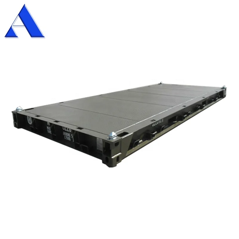 Easy Lock Wood Floor or Steel Floor 20ft Platform Container