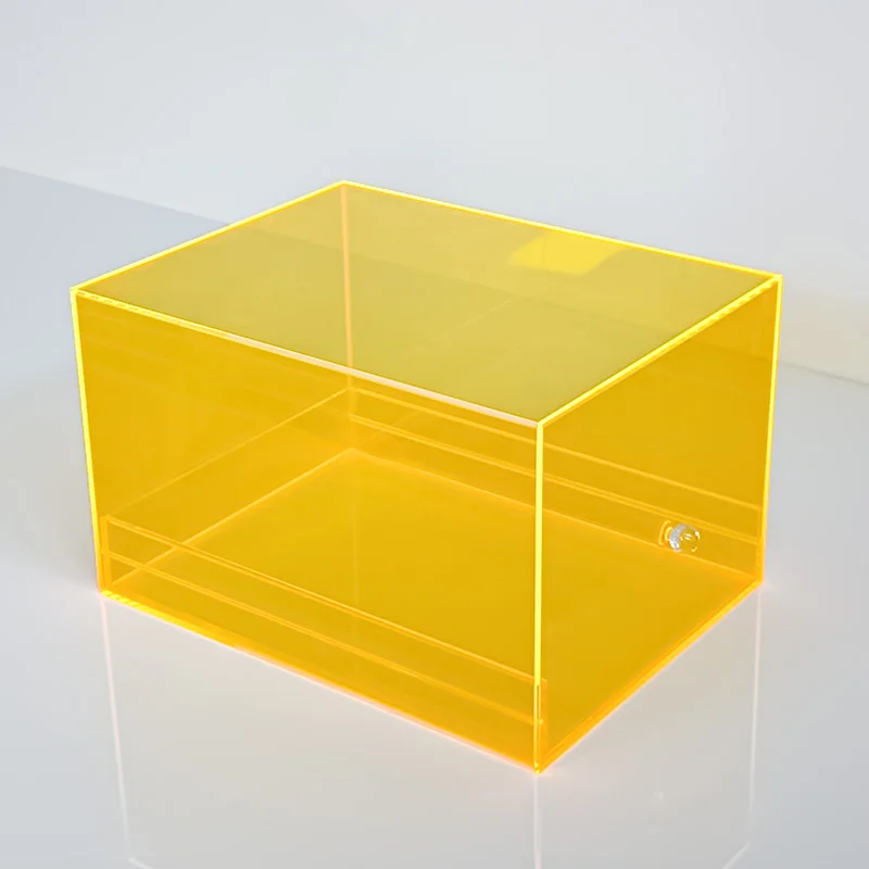 Wholesale Price Acrylic Transparent Plastic Stackable Shoe Container Case Organizer Storage Boxes Set Clear