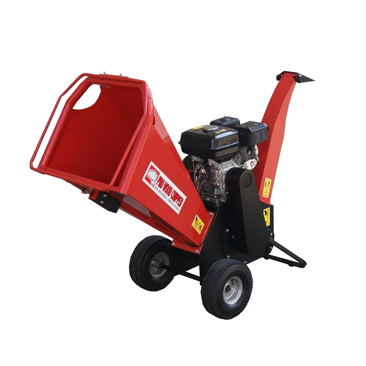 New drum style wood chipper with 6.5HP engine for sale