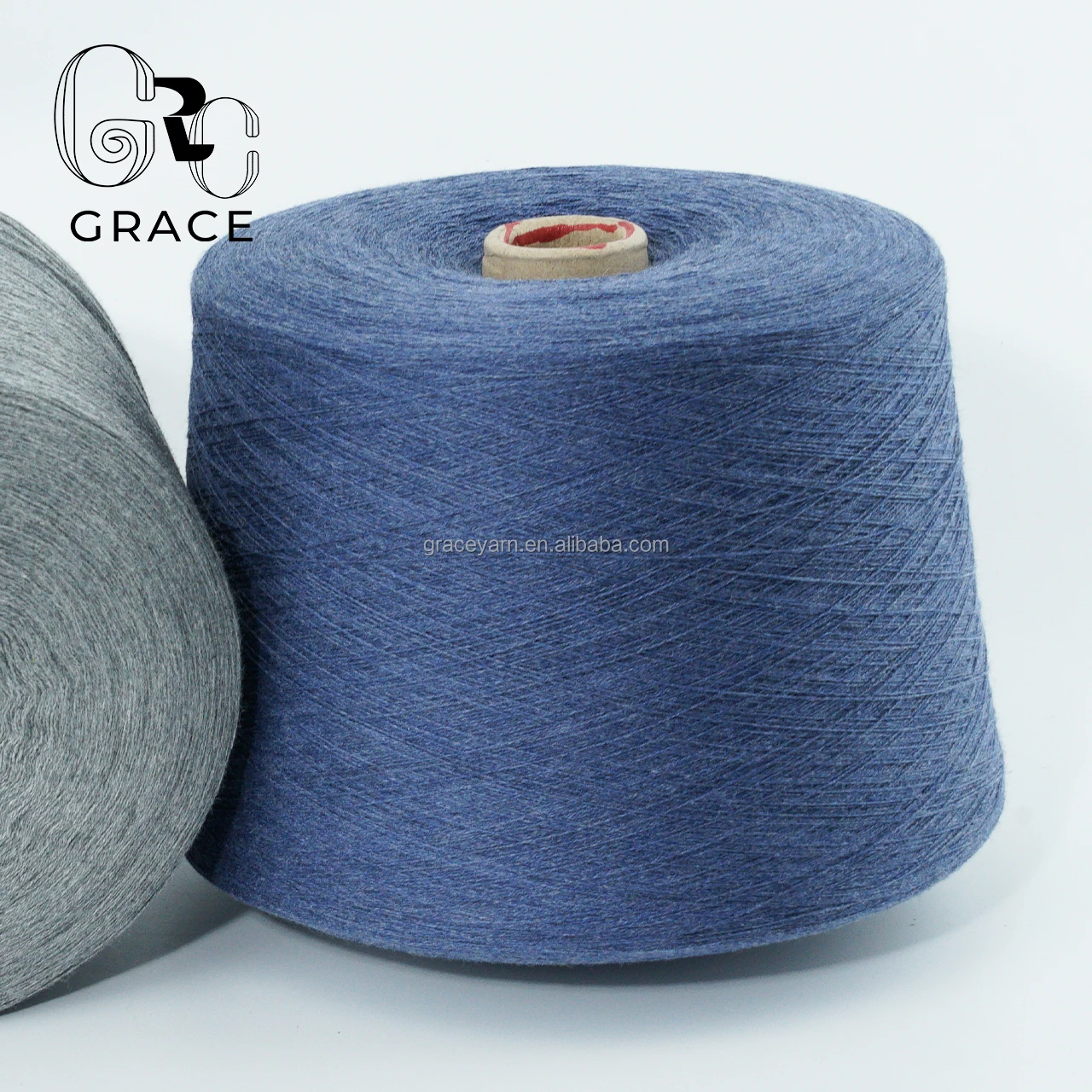Merino шерстяная пряжа конус 28 нм 2-слойная окрашенная супер мягкая новозеландская хлопчатобумажная