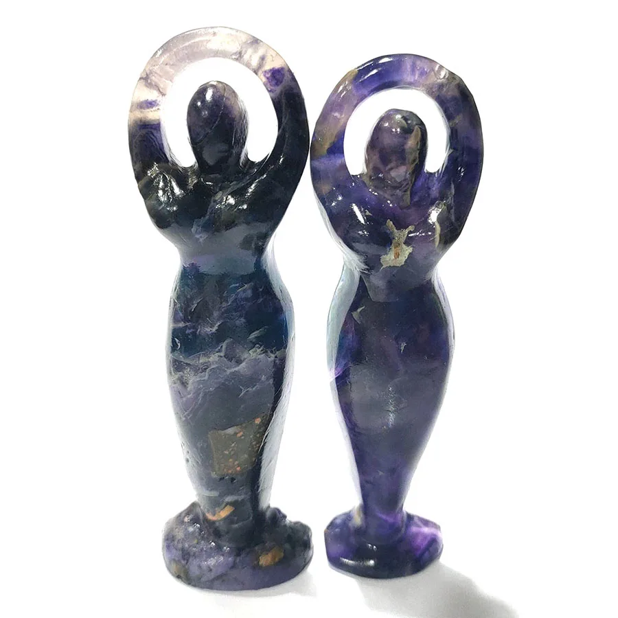 Dream Amethyst Crystal Stone Processing Crystal Goddess Figurines For Wholesale
