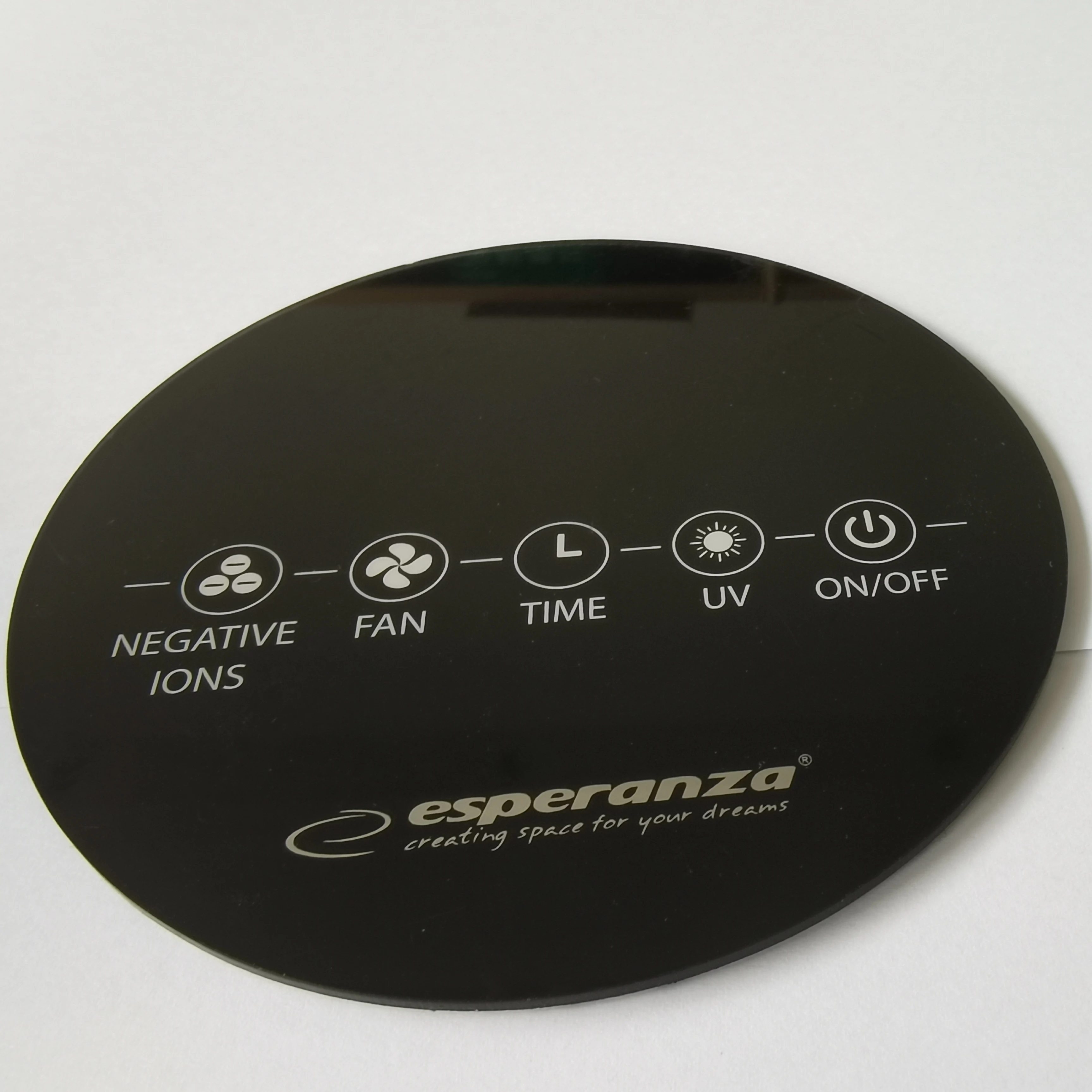 Silk Printed PC Embossed Graphic Overlay Polycarbonate Stickers for Home Appliance