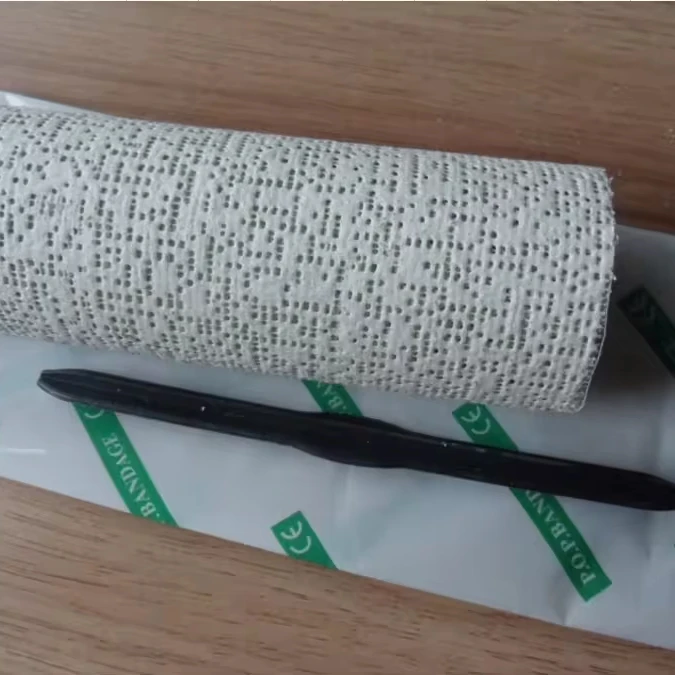 Customize Size POP Bandage Gypsum bandage Bone Fracture Fiber Cast Tape Orthopedic Plaster of Paris Bandage