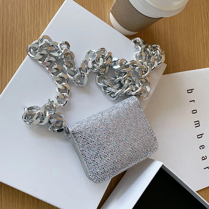 женский свитер, стильный уличные женские туфли с металлической цепочкой; Туфли с блестками мини портмоне сумки на плечо для дам