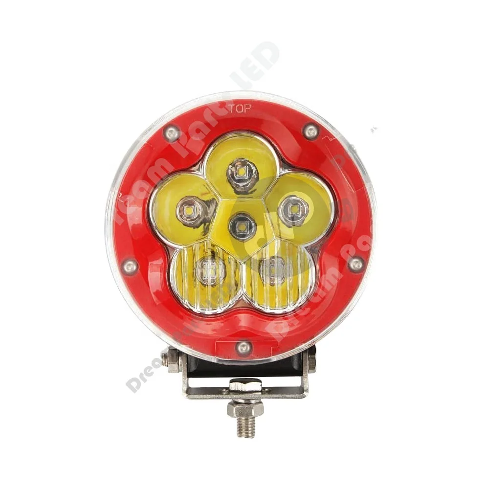 Другие аксессуары для автомобильных фар, лучшие светодиодные фары 60 Вт, светодиодные противотуманные фары дальнего света для грузовиков, лодок