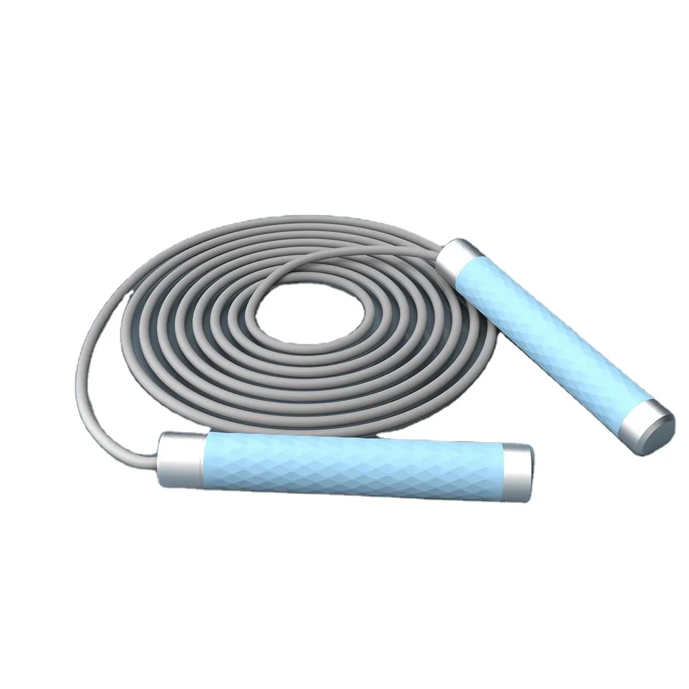 
beaded jump rope with counter pvc jump rope 5mm high quality adults kids fitness equipment hot selling 