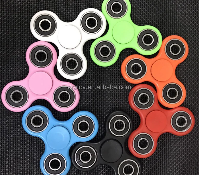 Custom Logo Classic Funny Fidget Toy Plastic Finger Spinner Toys For Kid And Adults High Speed Bearing Spinning Top