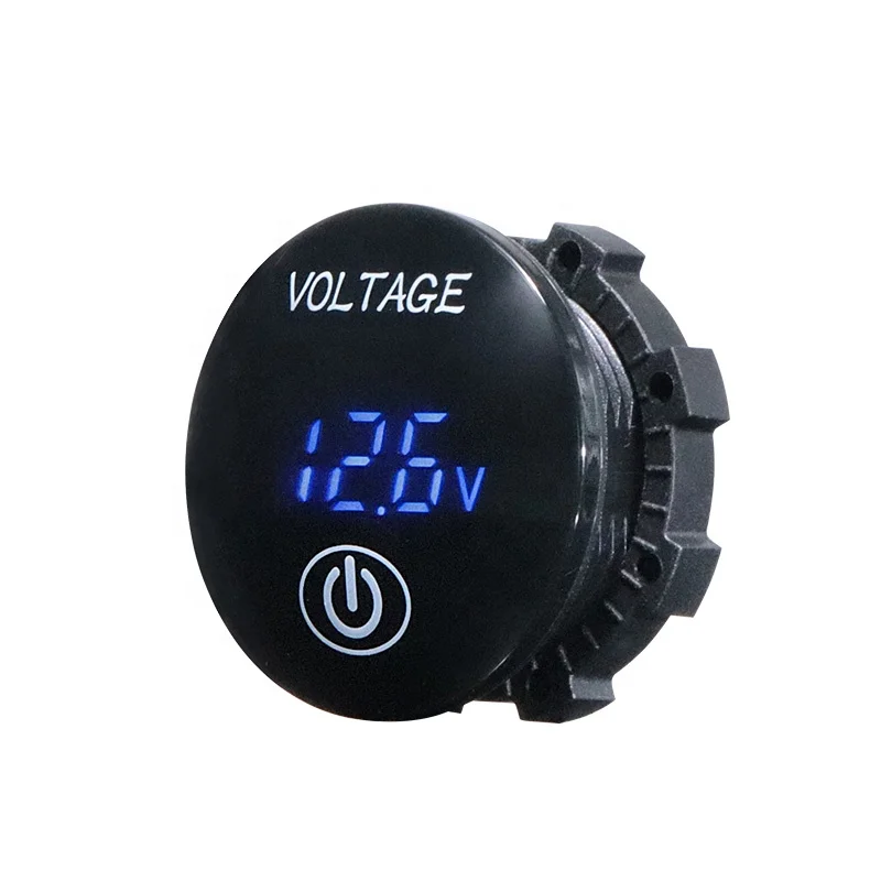 Hot selling factory price DC Auto Car Waterproof Meter LED Display Digital Voltmeter