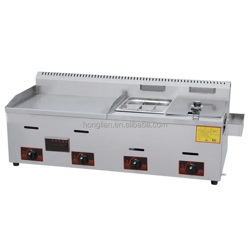 Automatic Home Use electric French fries cutting machine Stainless Steel Gas Fries Frying Machine Commercial Deep Fryer