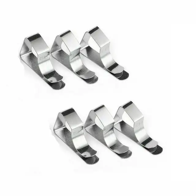 Table Cloth Holders Table Cloth Cover Clamps Stainless Steel Tablecloth Clips for Outdoor Parties Weddings Camping