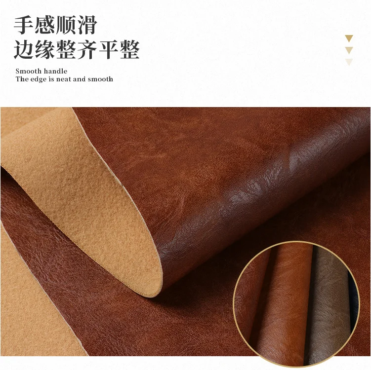 Wholesale 1.2mm vintage soft leather pu leather shoes upper material