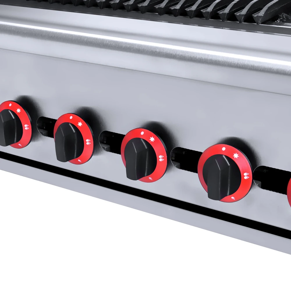 Hot sale Commercial Black Rock Grill Lava Steak Stone Grill Gas Lava Rock Grill