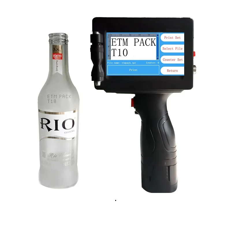 25.4mm Smart Automatic Portable label handjet Printer Handheld Inkjet Printer Price