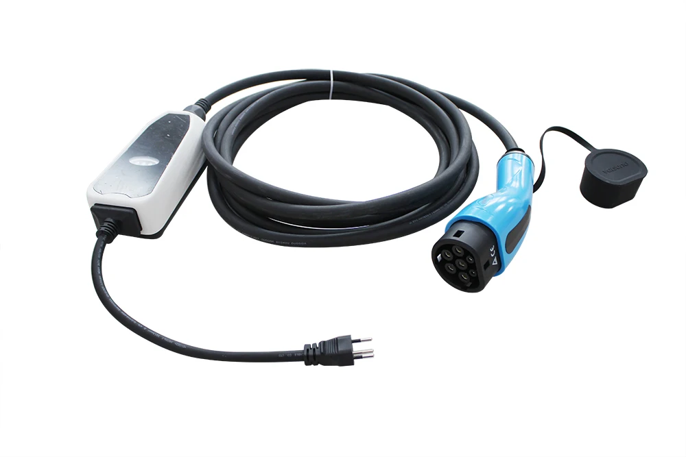Duosida TUV 16A EV автомобильное зарядное устройство тип 2 iec 61851 портативное с разъемом Schuko