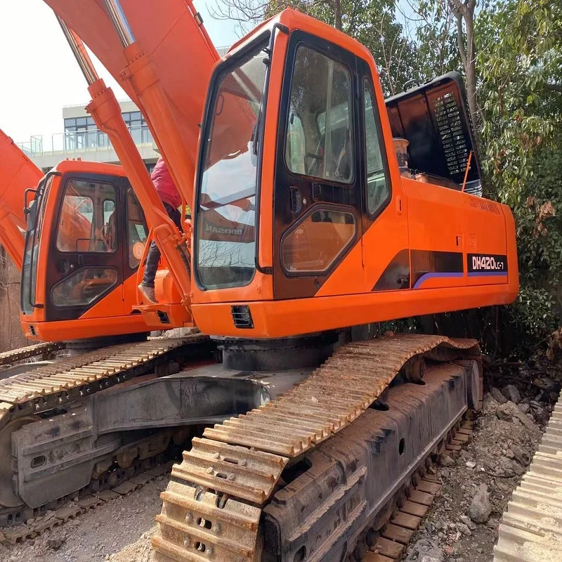 Used Excavator machine Korea original 42ton DOOSAN 420 good price second hand excavator machine doosan 420 used excavator