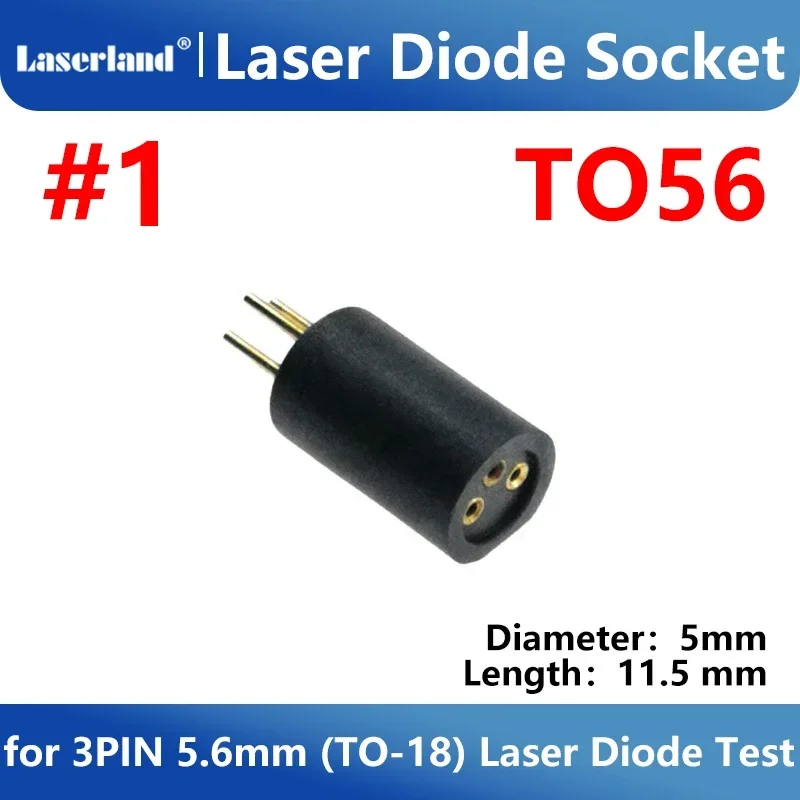 Laser Diode Socket Test Base 3pin for 5.6mm 9.0mm 3.8mm