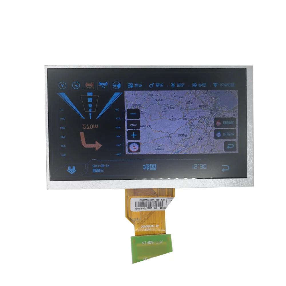 Оптовая продажа Tft Lcd 7 дюймов Tn 800*480 Модуль Сенсорного экрана с высокой яркостью