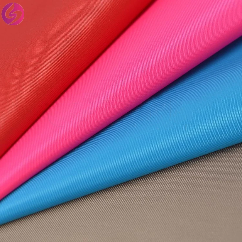 High quality 100% Polyester 290D twill oxford fabric PU quality Polyester Material Fabric