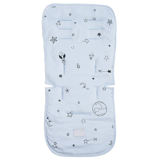 Factory Price Reversible Pure Cotton Universal Baby Seat Liner for Stroller Car Seat