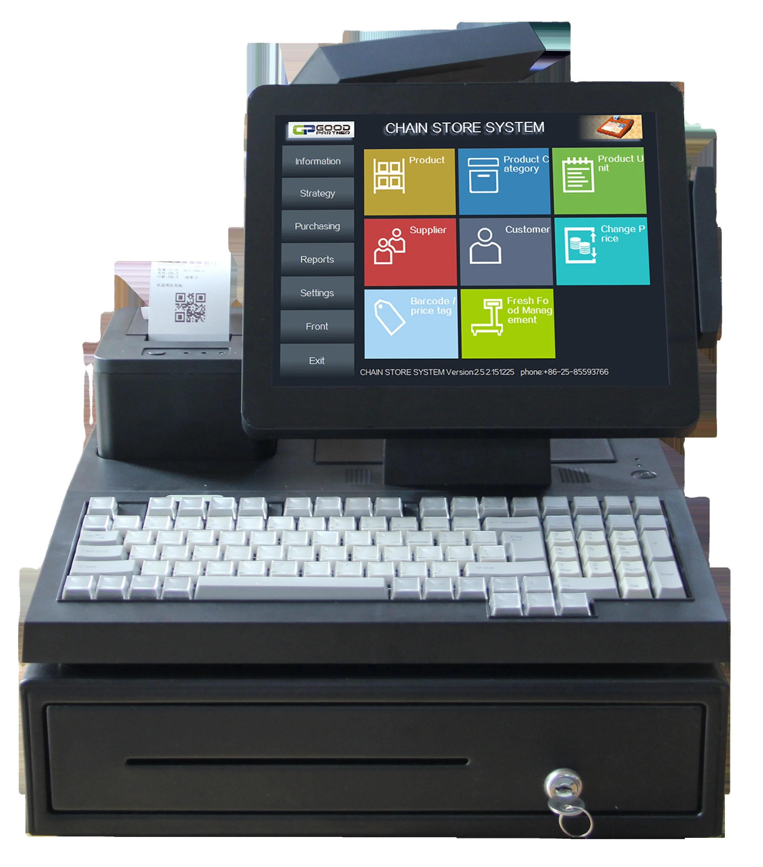 380PLUS High-Performance Commercial Grade POS Cash Register for Business Use Commercial Grade Product for Daily Use