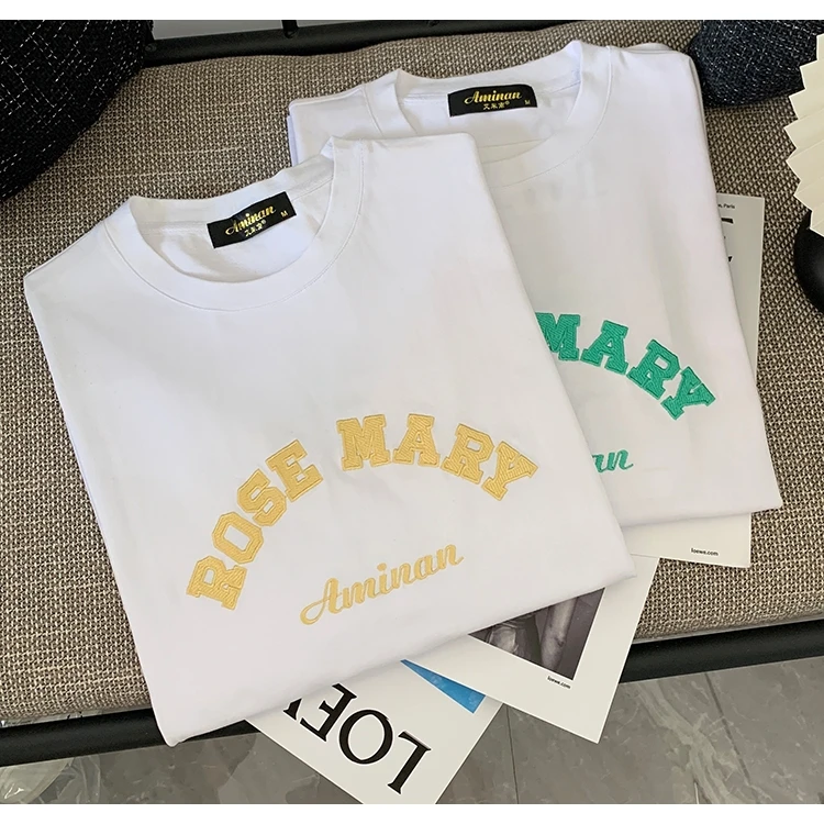 China Manufacturer Direct Sale Customized Fabric Oversized White T Shirt Suitable For Men And Women