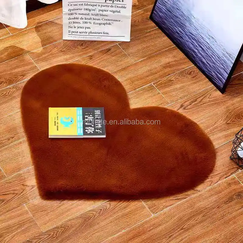 shaggy artificial faux rug fur carpet for Living Room