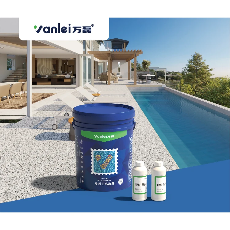 Resin Washed Stone Kit High Permeable Clear Epoxy Resin Bound For Outdoor Floor Coating
